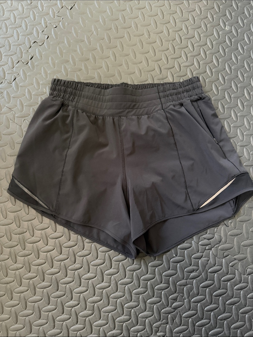 lululemon athletica Black Athletic Running Shorts